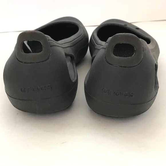 CROCS Kadee Ballet Flats Black Slip On Flats Women’s Size 9 - Picture 8 of 15